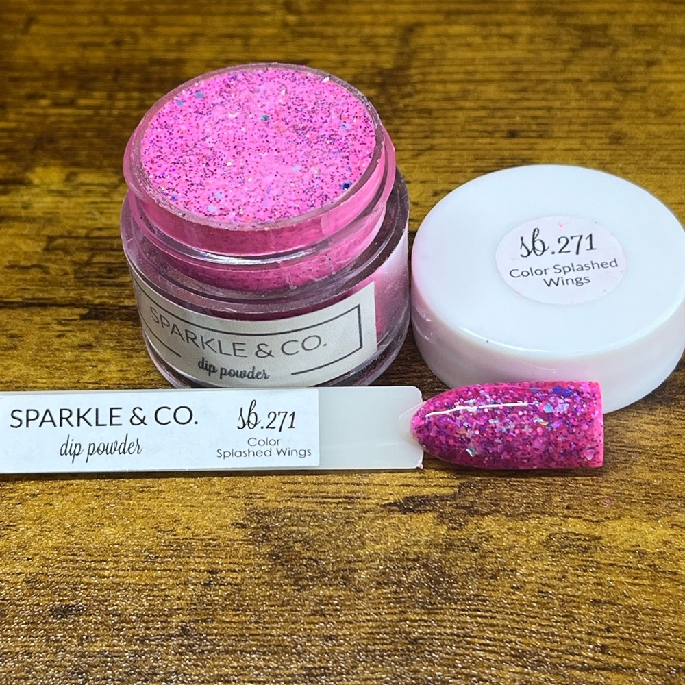 Sparkle & Co. Dip Powder- Color Splashed Wings - Picture 2 of 2